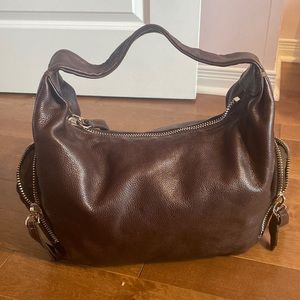 Roots Leather Brown Purse